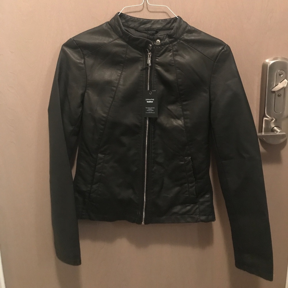 Express faux leather jacket