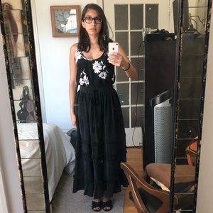 Black 100% silk skirt. Ulla Johnson. New with tags