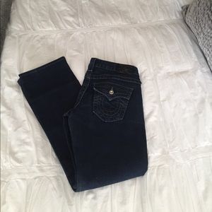 True Religion embellished dark denim