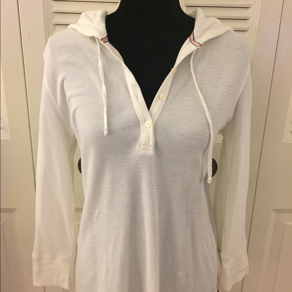 Polo Ralph Lauren Tops - POLO JEANS RALPH LAUREN cream hoodie shirt.