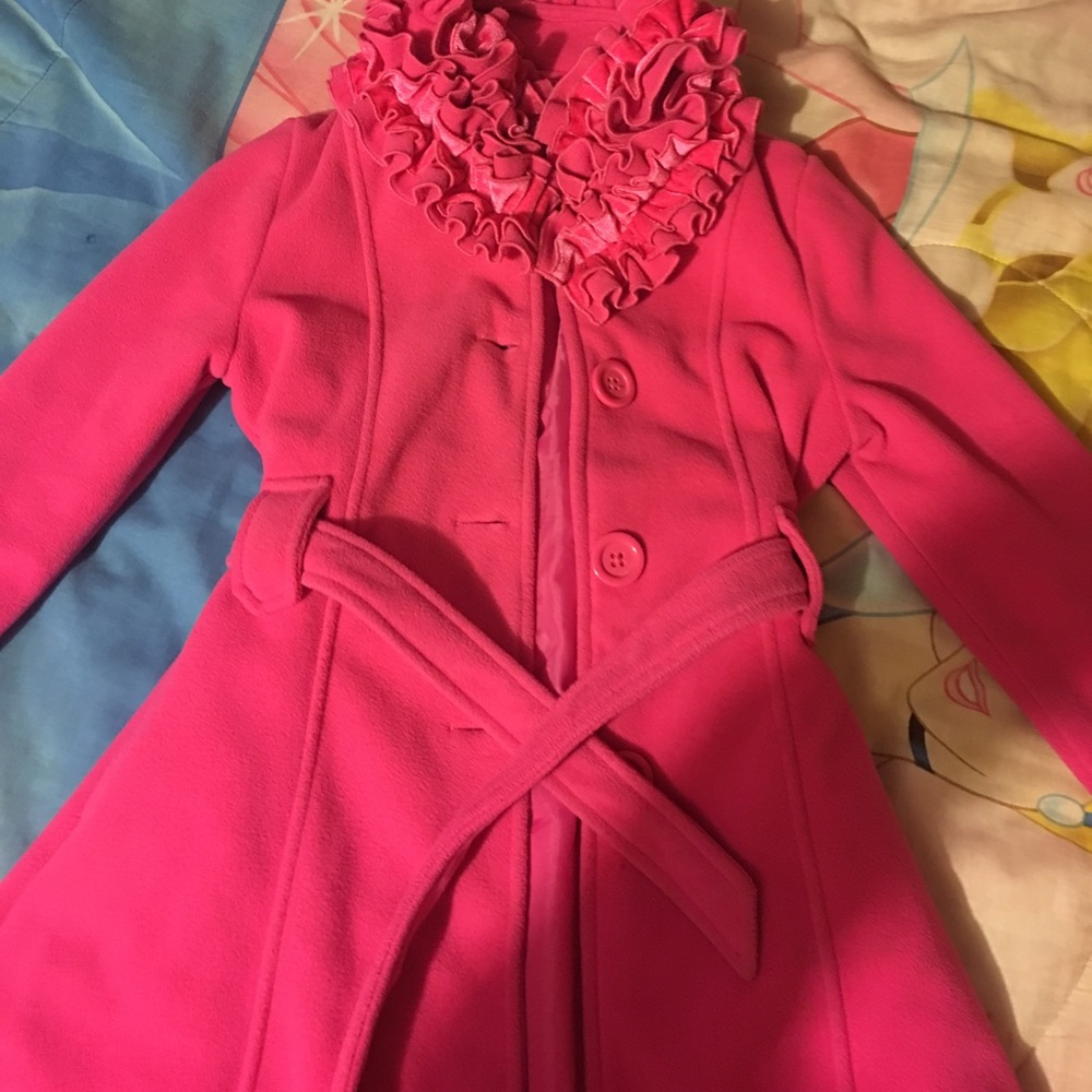 Girls pink coat