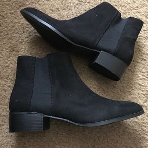 Black Low Booties