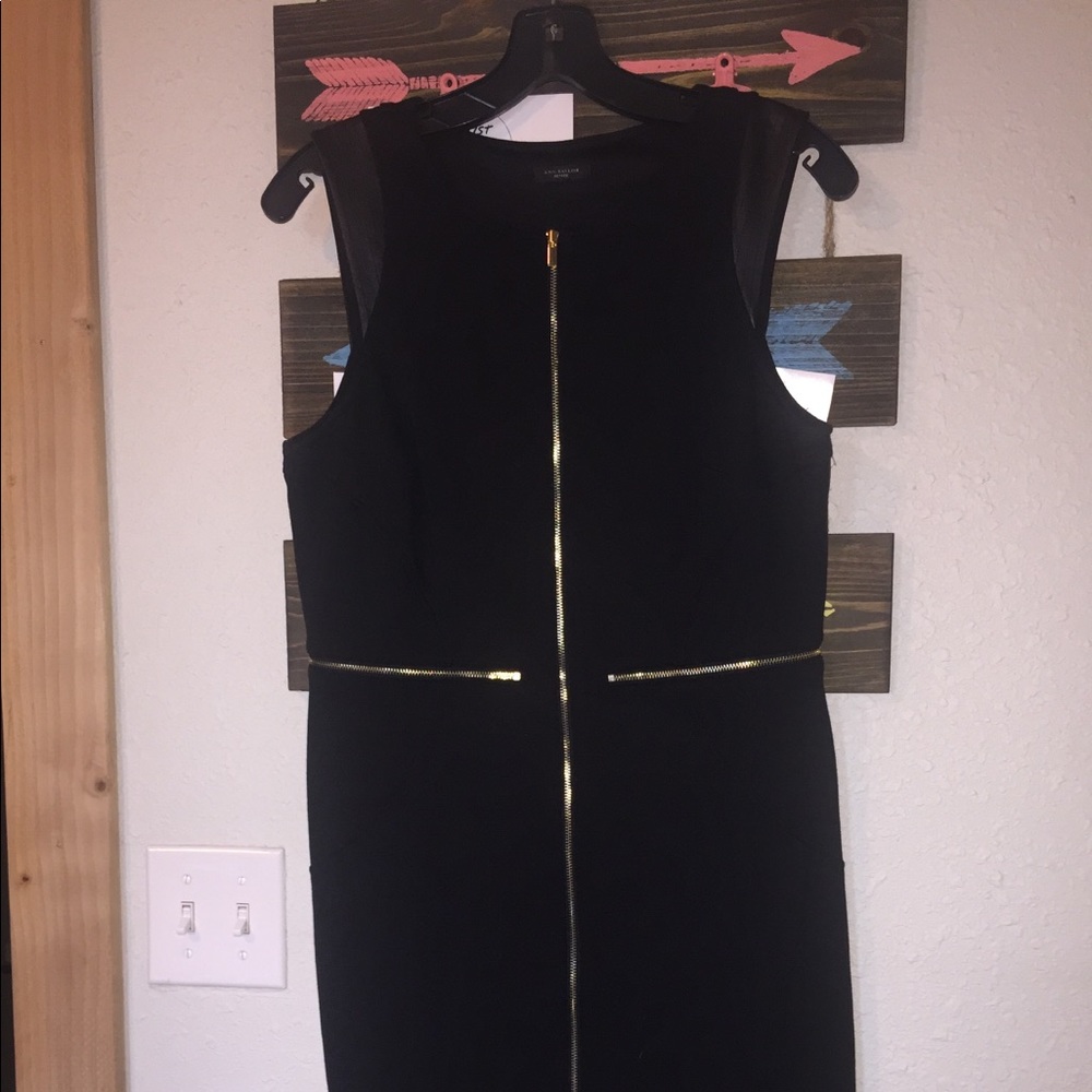 Size 8 Ann Taylor Zipper LBD