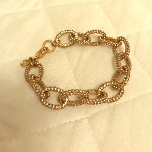 J Crew pave diamond bracelet