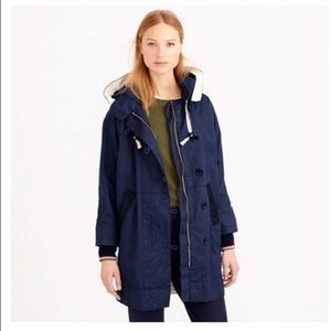 Jcrew oversized rain coat