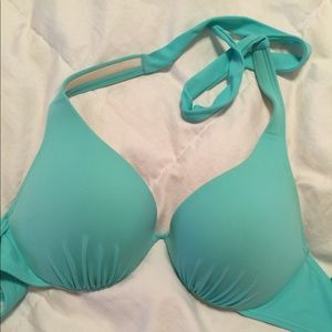 Turquoise bikini top