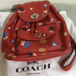 Coach mini backpack