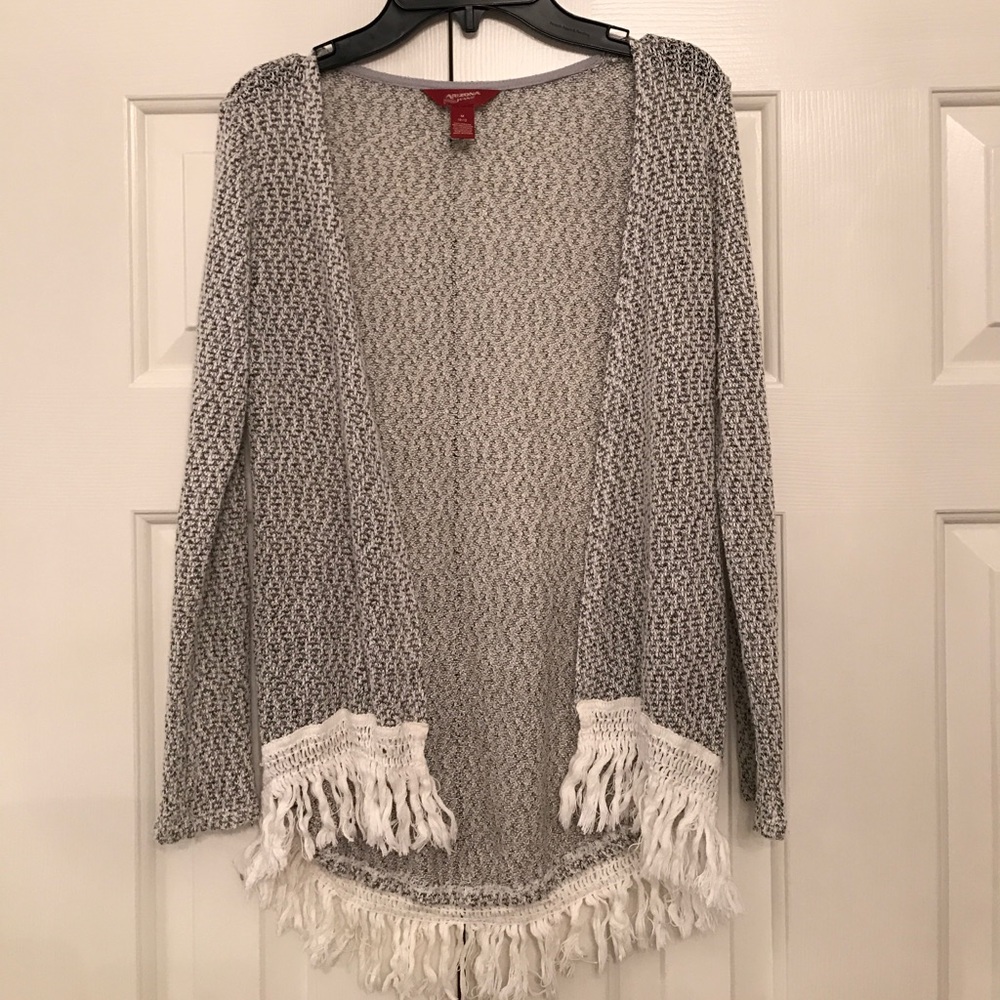 Arizona lightweight black and white cardigan