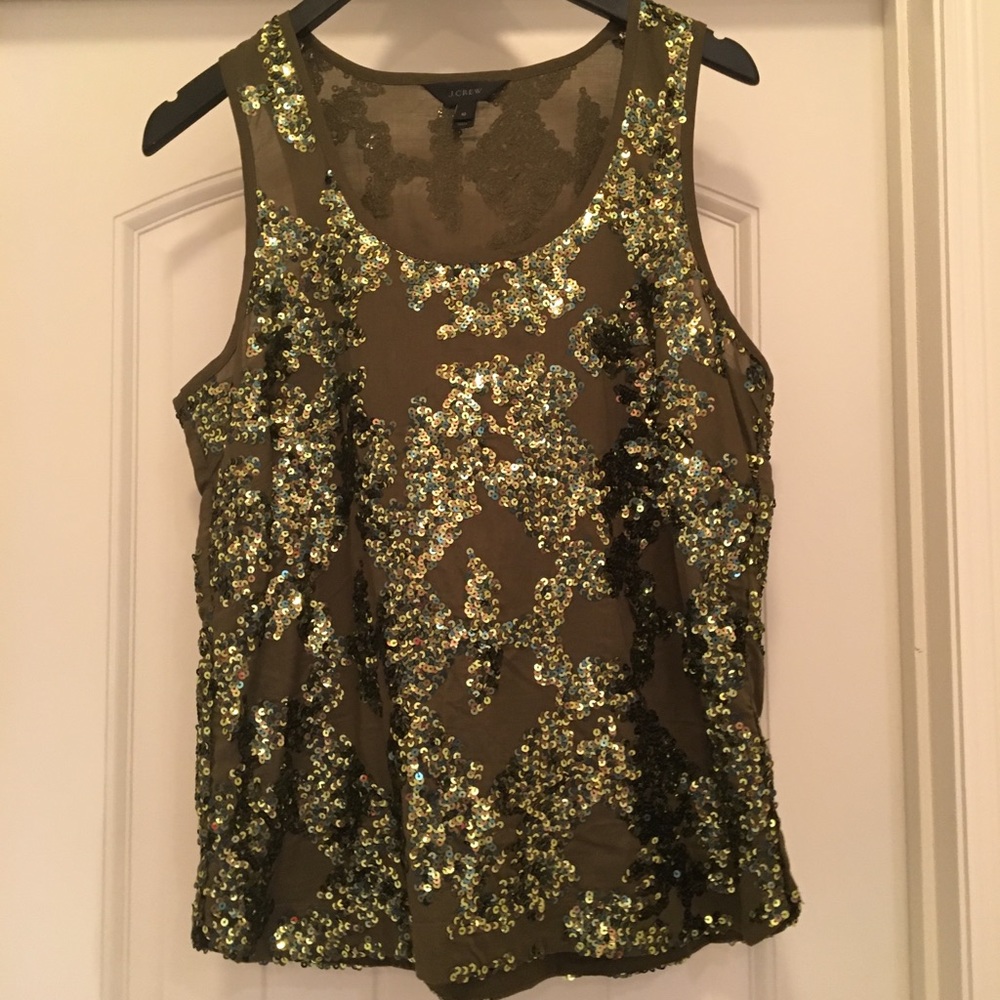 J. Crew Sequin Tank - Sz 10
