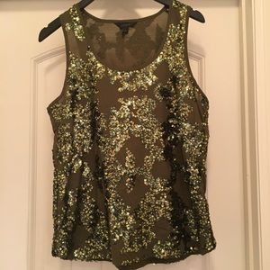 J. Crew Sequin Tank - Sz 10