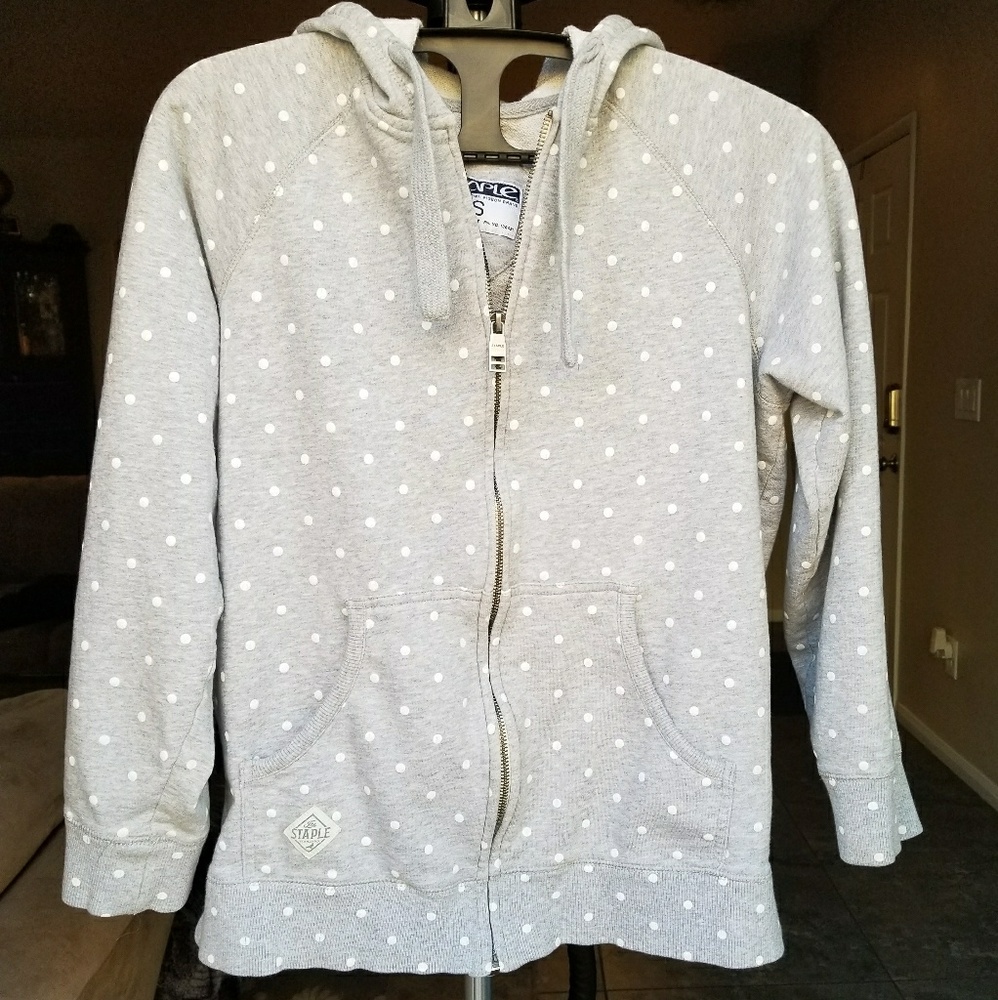 Gray Staple Hoodie