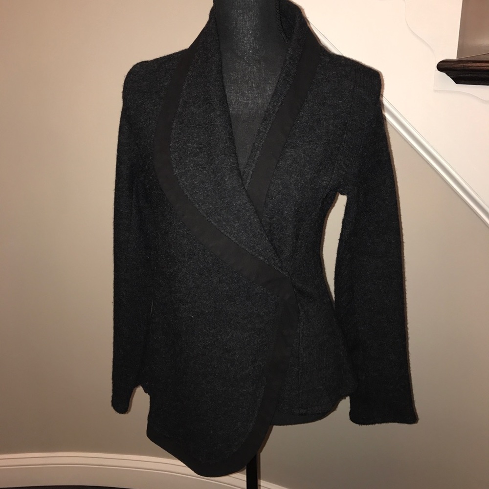 Anthropologie Asymmetrical Wrap Sweater