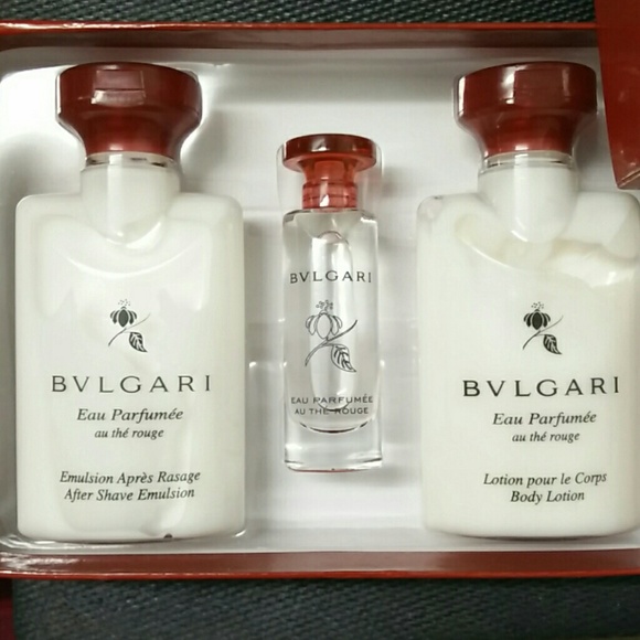 bvlgari perfume and lotion set