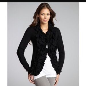 2 sweaters black and violet.