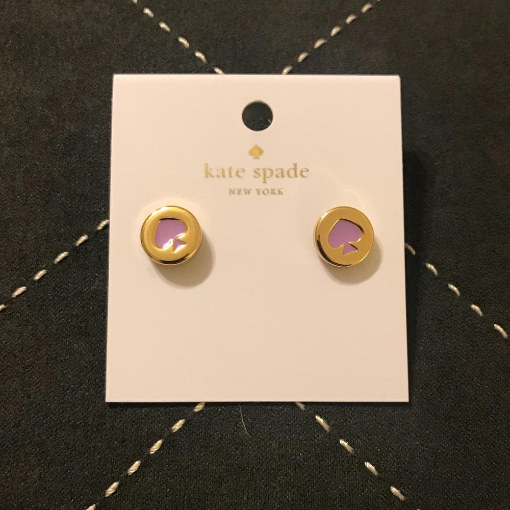 Kate Spade ♠️ spot the spade earrings