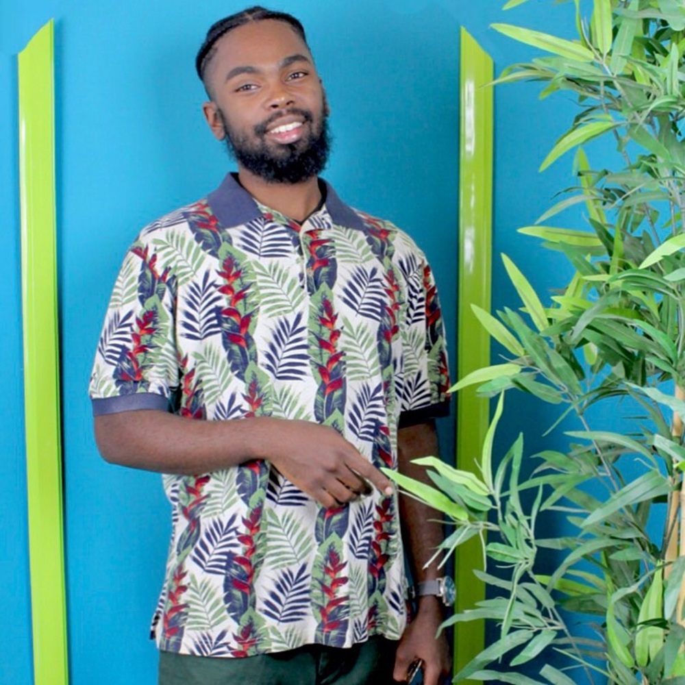 Strelitz Men's Half Button Down