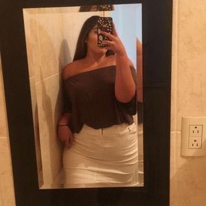 Off the shoulder shirt