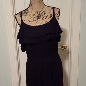 Nwt Loft Cold Shoulder Black Dress