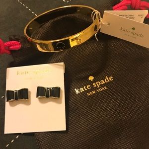 Kate spade ♠️ jewelry bundle in black and gold