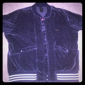 Adidas "Missy Elliot" velour track jacket