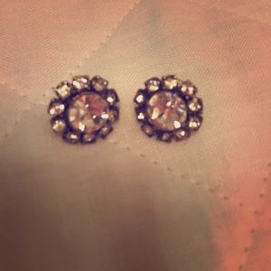 J Crew rhinestone earrings