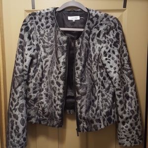 Calvin Klein Leopard Blazer