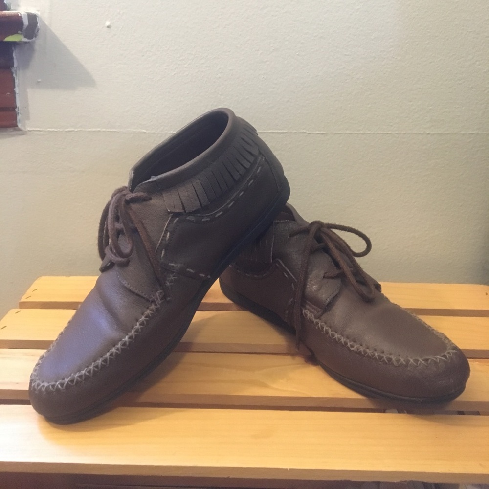 🔥PRICE DROP🔥 Vintage Leather Moccasins