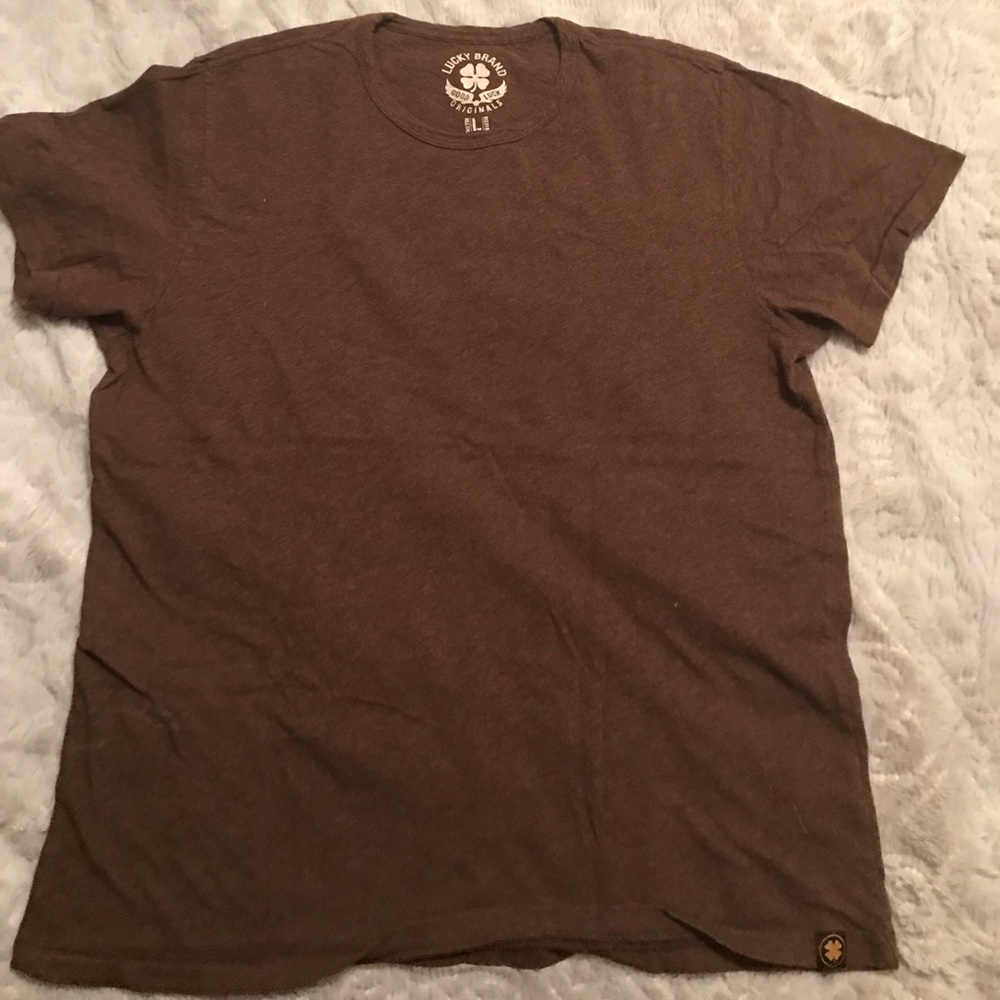 Lucky Brand Originals Tee - Brown L