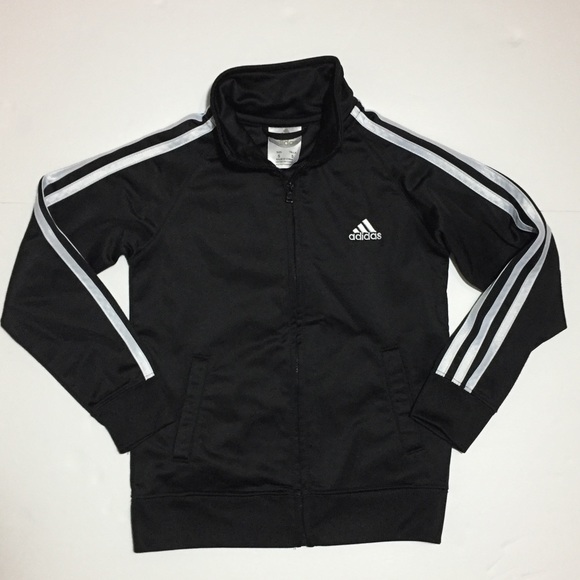 adidas Other - Kids Adidas Black & White Sporty Workout Jacket