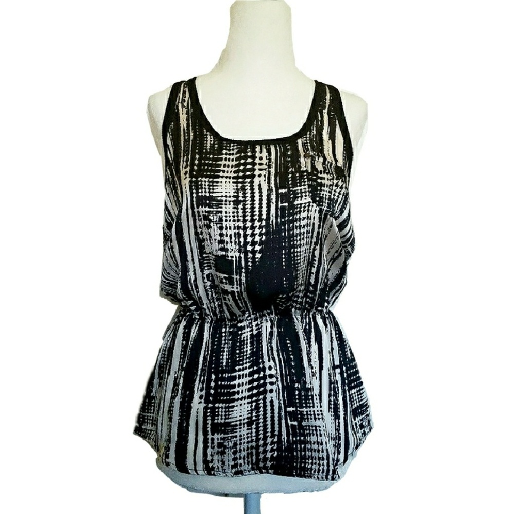 Black Poppy {PacSun} Racerback Tank Blouse