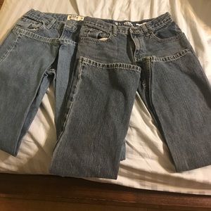 2 pairs 12 regular boys jeans