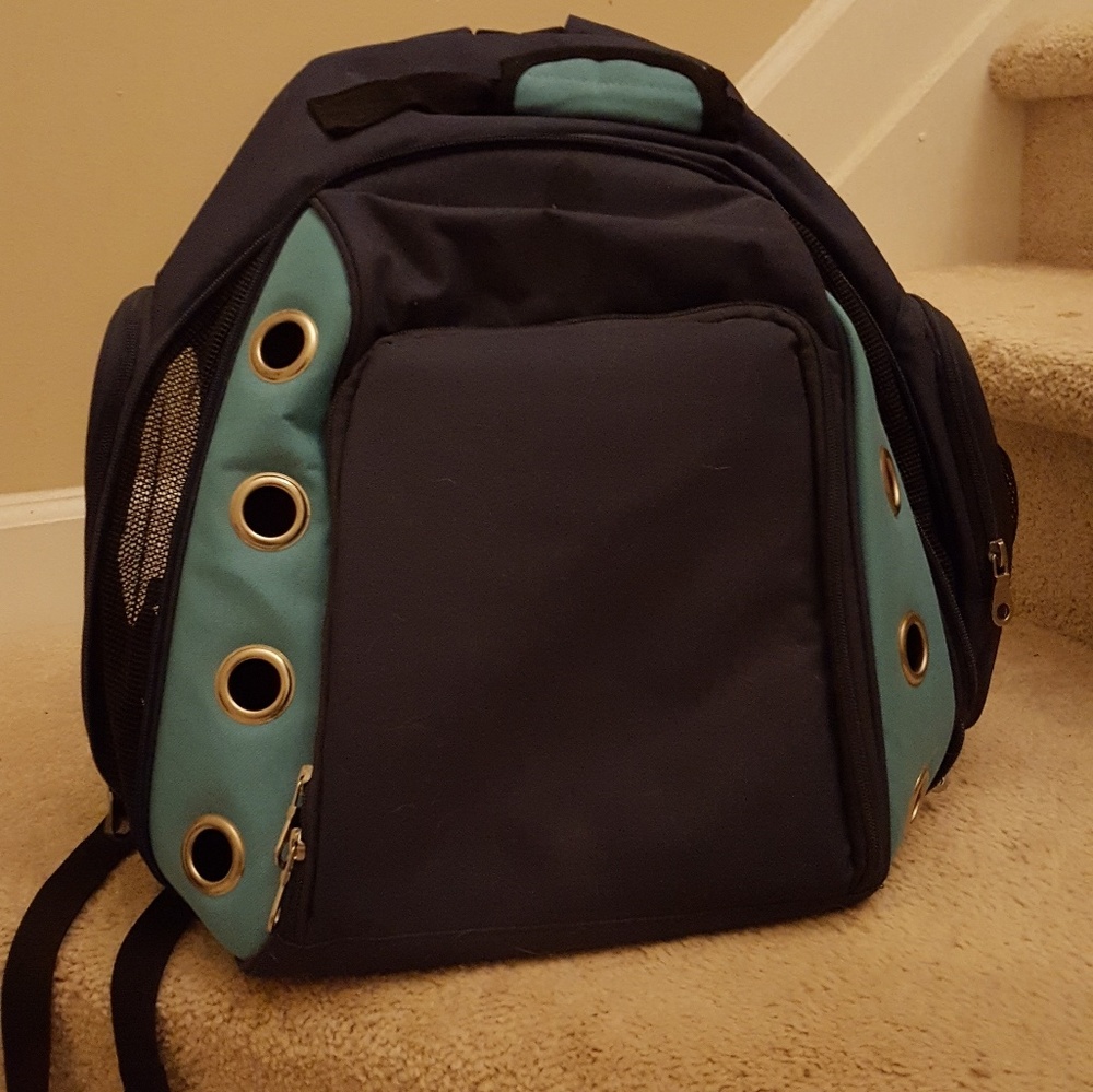 Navy Dog Carrier Backpack