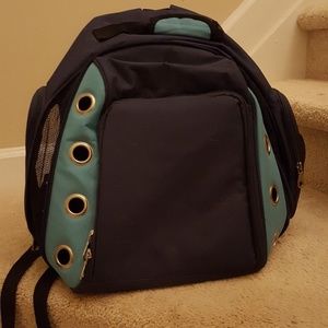 Navy Dog Carrier Backpack