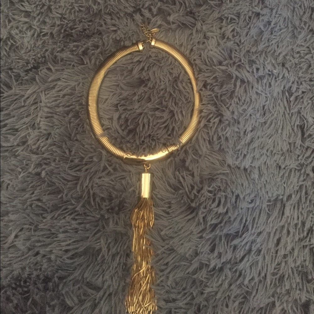 Lovely gold statement necklace