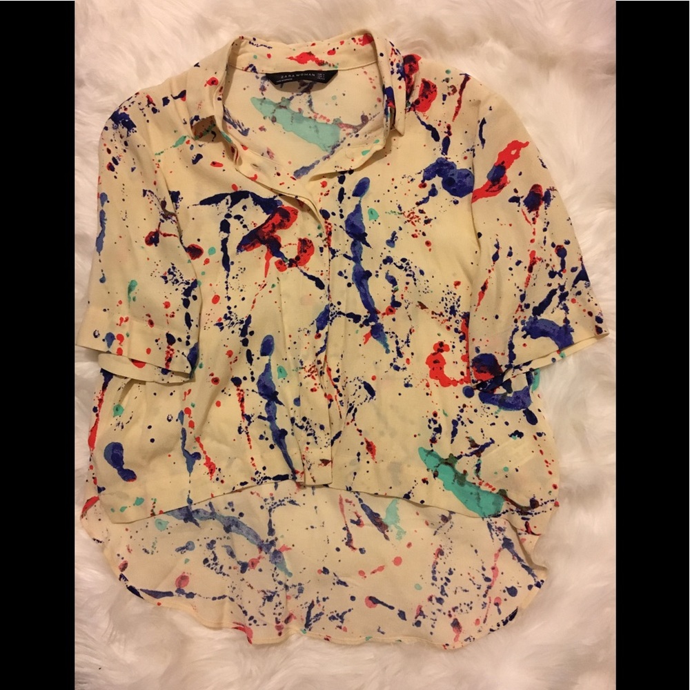 Zara multicolored blouse