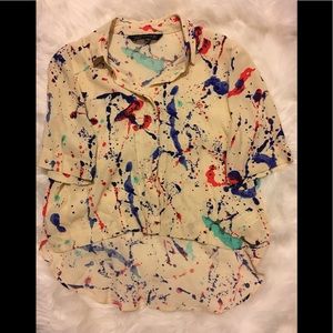 Zara multicolored blouse