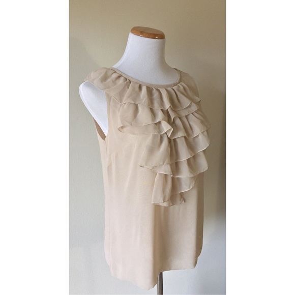 CAbi Blush Cascading Ruffle Blouse - Picture 4 of 6