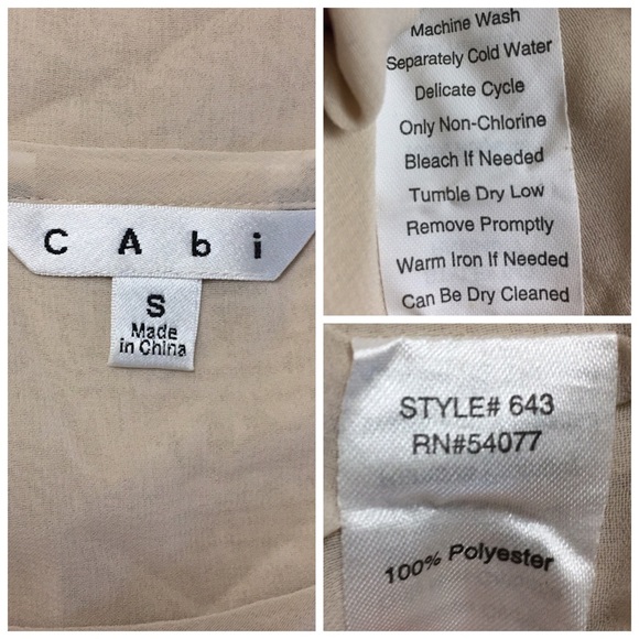 CAbi Blush Cascading Ruffle Blouse - Picture 6 of 6