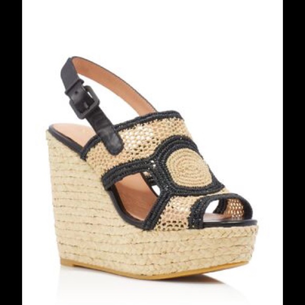 SOLD 🎉 Robert Clergerie Drastic Raffia Platform - Picture 1 of 8