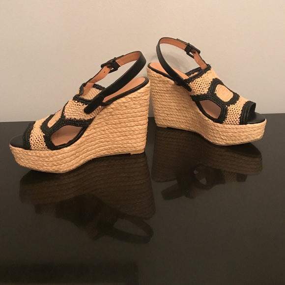 SOLD 🎉 Robert Clergerie Drastic Raffia Platform - Picture 4 of 8