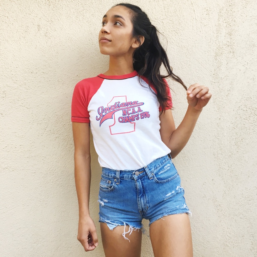 🌹FINAL PRICE🌹Authentic 1976 Indiana Hoosiers Tee