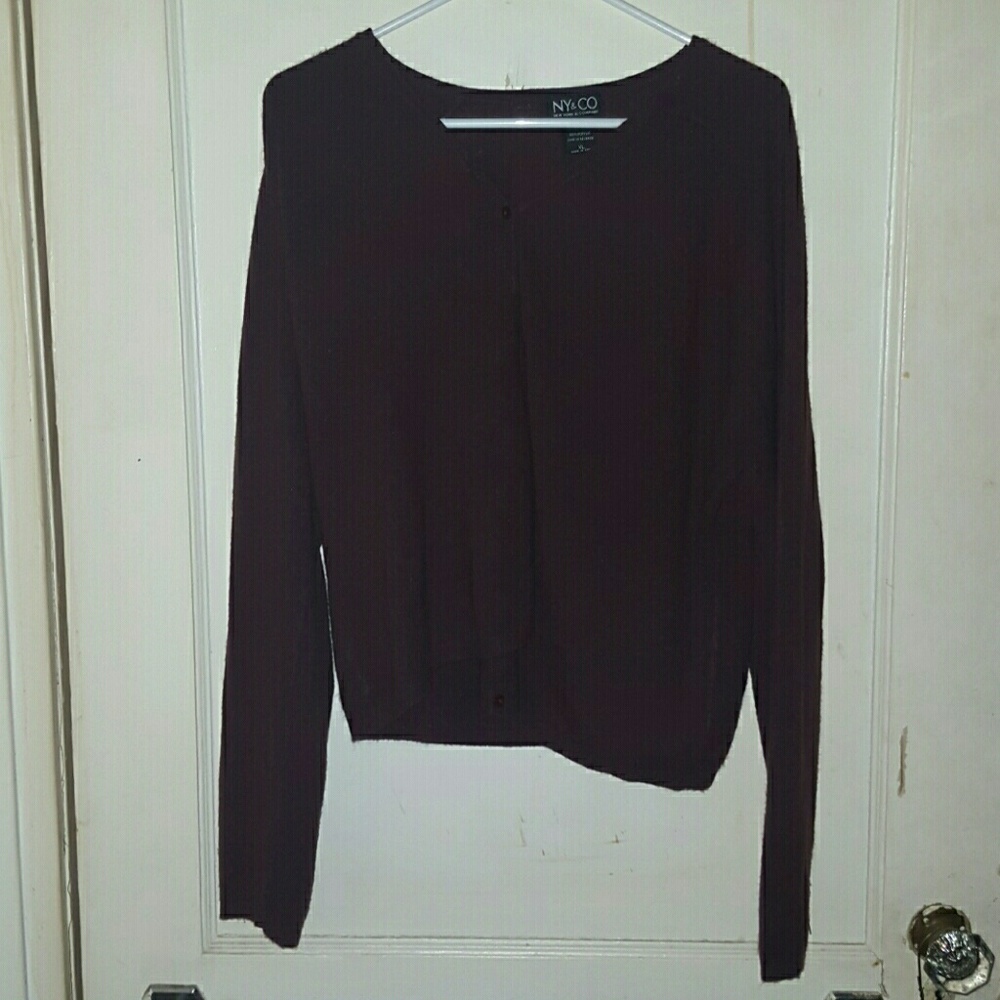 Plum cardigan