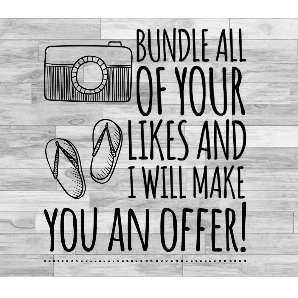 Bundle your likes & I will offer!