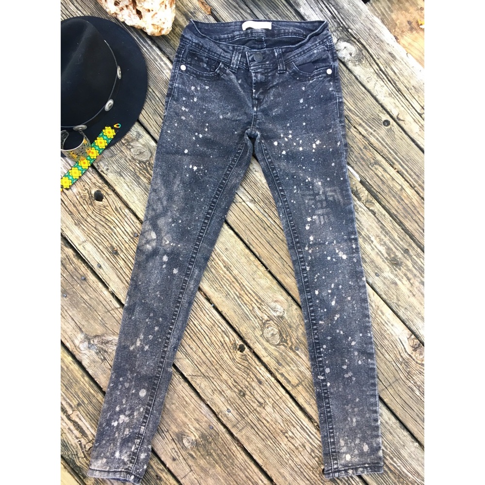 Rustic distressed Moto Jeans Thunderbird XS Small