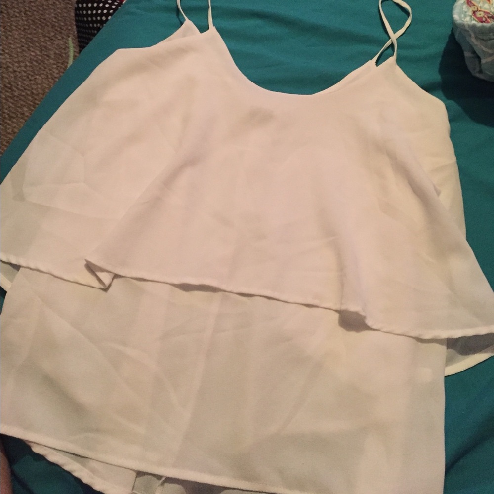 White tank top