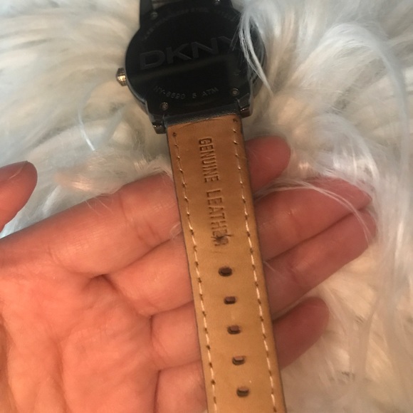 Dark gray embellished DKNY watch - Picture 7 of 8