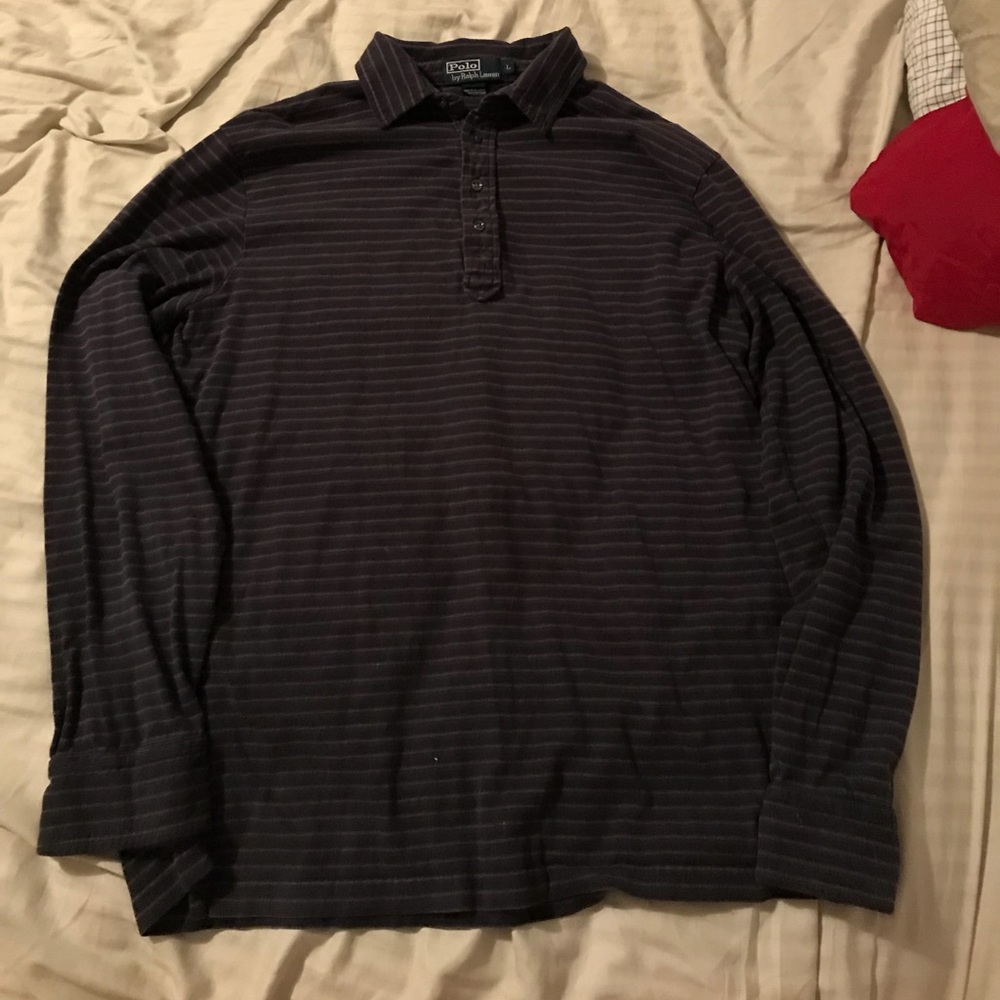 Ralph Lauren Long Sleeve Quarter Button Up