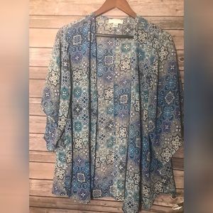 Blue Mandala inspired Kimono.