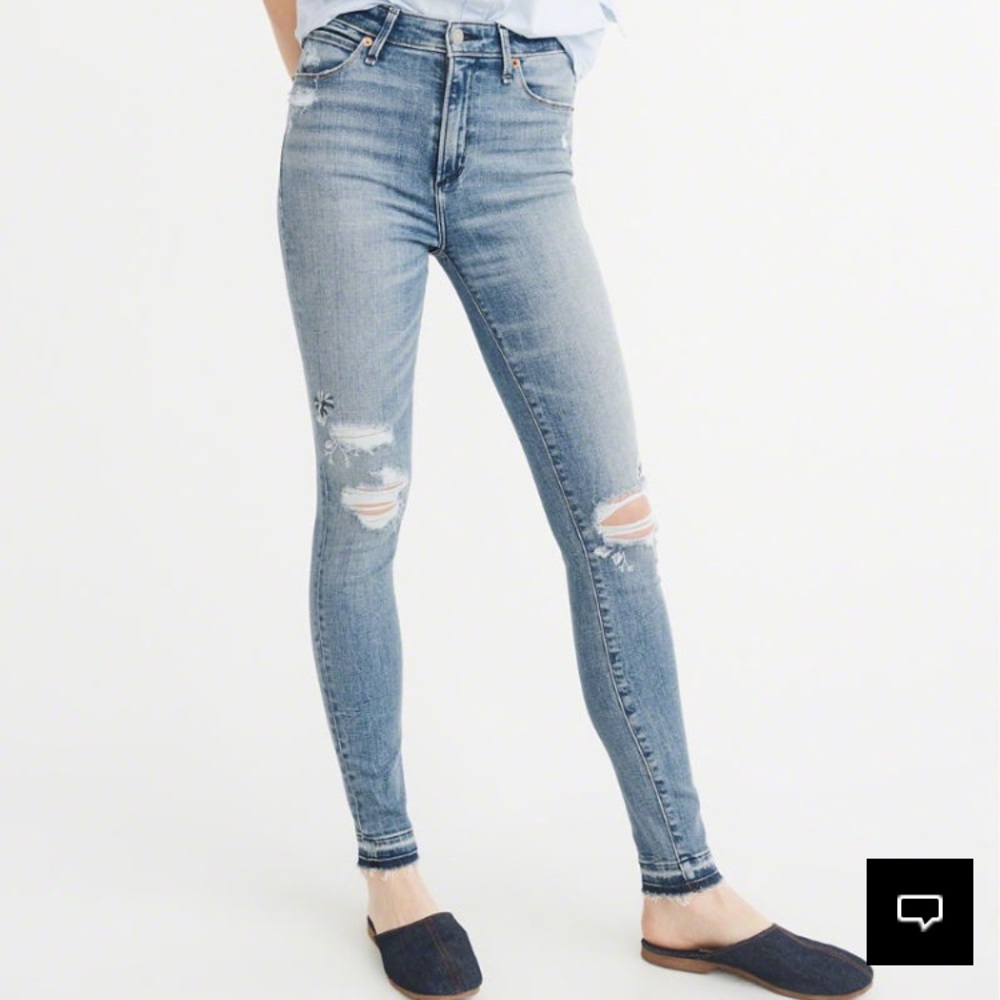 Abercrombie high rise jeans
