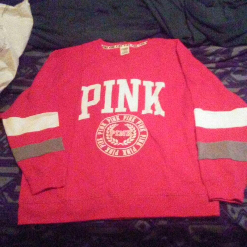 SOLD!!!!! Brand new VS PINK pull over